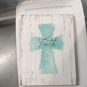 Faith on the cross painting